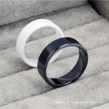 Großhandel heiß verkauft weißer Keramikring Mode Ring Trend Paar Ringe Juwely